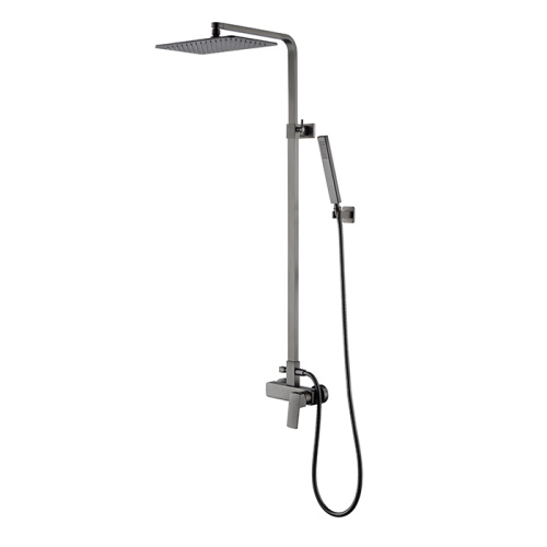 rain shower system Chrome Exposed Complete Shower Set Supplier