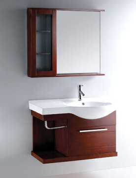 Simple Combined Vanity Cabinet