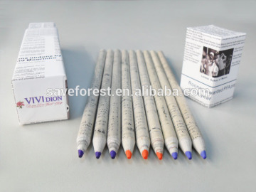 Newspaper colour pencil drawing set made in China