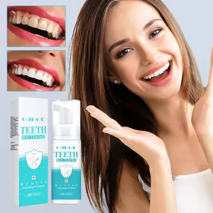 Private Label OEM 50ml Oral Hygiene Tooth Whitening Foam
