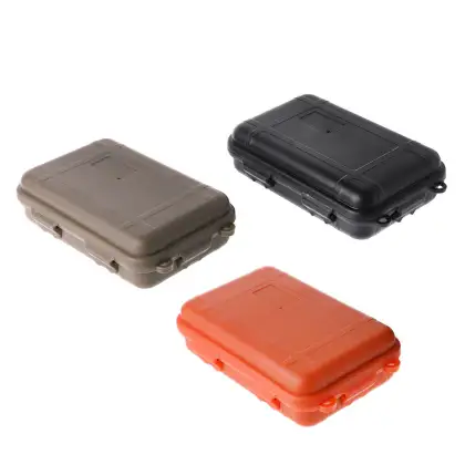 Waterproof Shockproof Outdoor Storage Case: Ideal for Fishing, Survival, and EDC Gear