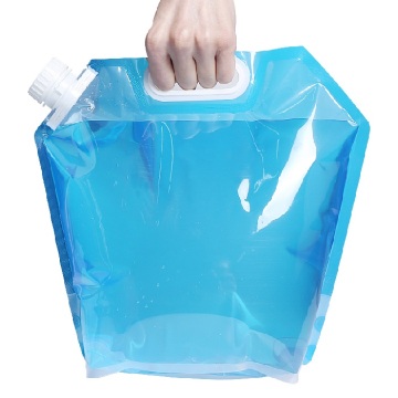 Colorful Customizable Logo PE Plastic Reusable Storage Bags (5L/10L) with Spout