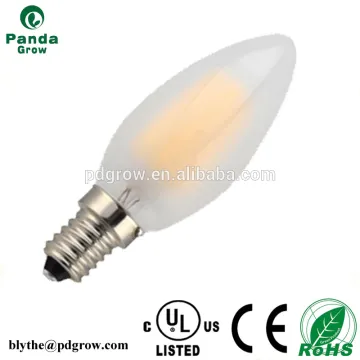 With color dimming 2700k 4w C35 led candelabra e14 filament candle cheap price
