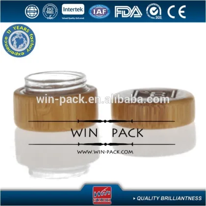 50g bamboo jar wooden cream jar