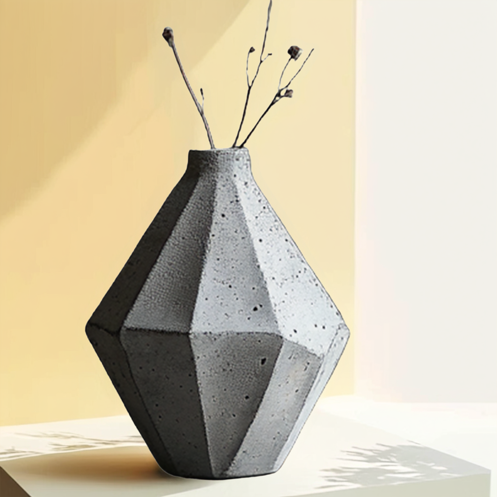 Modern Exquisite Diamond Shaped Flowerpot