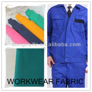 High quality twill t/c work clothes fabric
