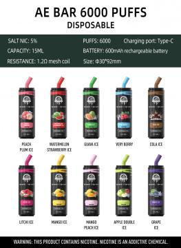 AE BAR Disposable Vape Device