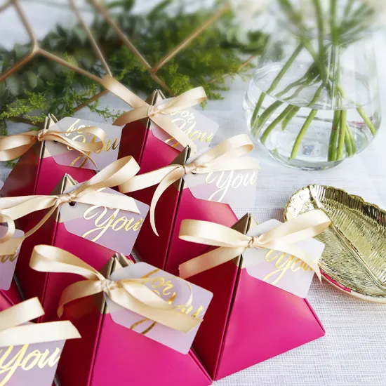 Wedding luxury favor boxes