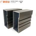 Profils en aluminium partition de bureau