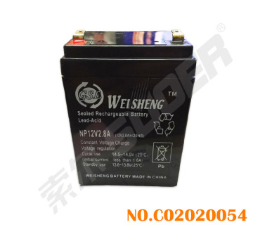 Suoer Power Battery 12V 2.8A Storage Battery with Factory Price