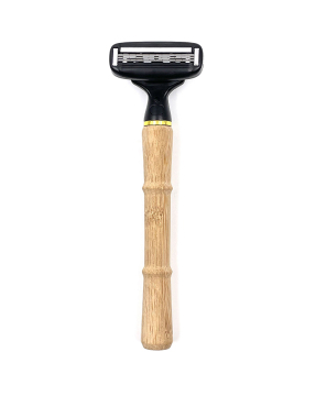 High-Quality Bamboo Razor with Magnet Connection: The Sustainable Choice for Men's Shaving