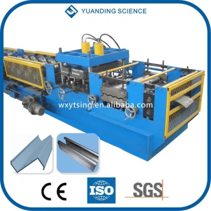 YTSING-YD-000119 Passed CE& ISO Full Automatic C/Z/U/L Channel Purline Making Machine with PLC Control,C/Z/U/L Purlin Machine