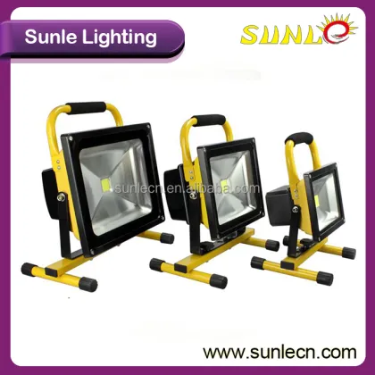 Rechargeable led floodlight for night work, IP65 SLFLRE 20W rechargeable floodlight, 50w led rechargeable floodlight