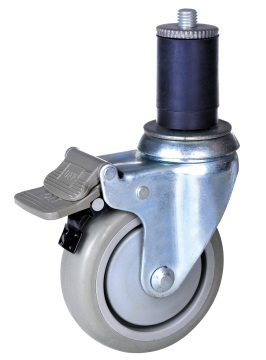 4-Zoll-PU-Rad erweiterbar Stiel Caster