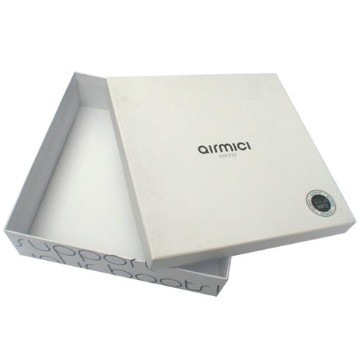 Mini white paperboard lid and base box with customized logo