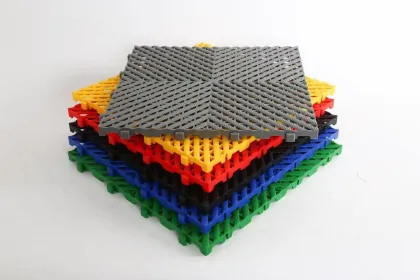 Anti Slip Car Wash Plastic PP PVC Interlocking Garage Floor Tile for Car Parking Car wash Garage Flooring pp plastic flooring