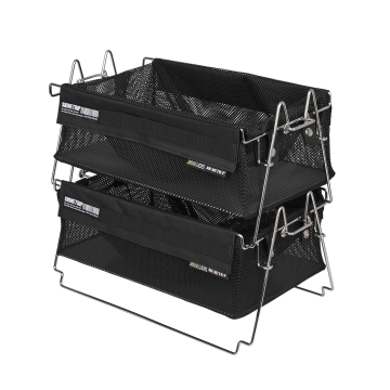 Aluminum Alloy 210D Oxford Outdoor Camping Storage Basket