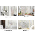 100x45cm Decorative Window Film Privacy No Glue Self Adhesive Vinyl Static Cling Privacy Glass Door Sticker Bathroom for Home