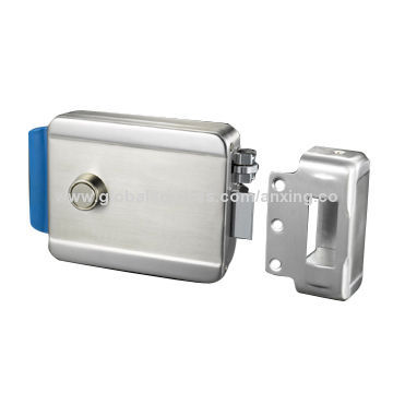 Stainless Steel Electric Rim Lock, Connected with Kinds of Access control System