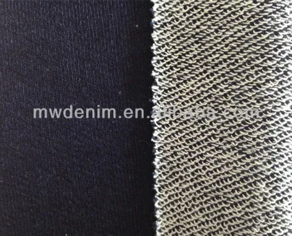Indigo Fleece Fabric cotton organic cotton fabric