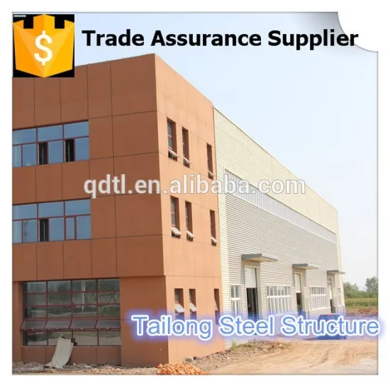 Prefabricated low cost structural steel factory workshop steel building