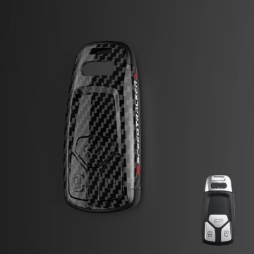 ABS Carbon Car Key Case Cover for Audi A1 A3 8V A4 B9 A5 A6 C8 Q3 Q5 Q7