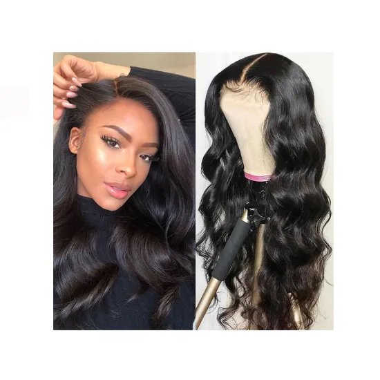 Yeswigs Raw Brazilian Virgin Human Hair Wig 5X5 Body Wave Full Hd Lace Front Closure Wig Pre Plucked Natural Wig For Black Women