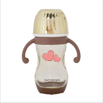 Electroplated baby bottle 240ml milk bottle OEM