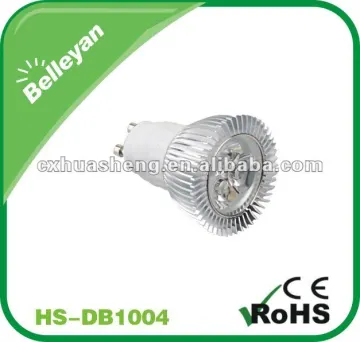 2012 led factory 4.3w gu10 led cuplight with CE&RoHS