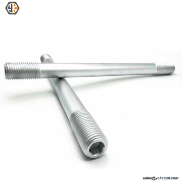 Cabeza hexagonal con perno prisionero M36 para pala de viento al cubo