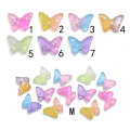 Pretty Artificial Butterfly Resin Beads DIY  Decoration Charms For Hair Clip Ornament Scrapbook Pendants Making