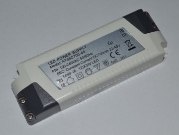 Constant Current 300ma / 350ma / 900ma External Led Driver 36w Ac 100v