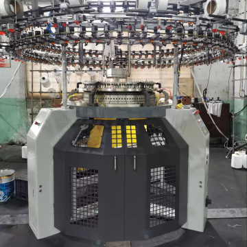 Single Jersey Three-Thread Circular Knitting Machine for T-Shirt Fabric Production