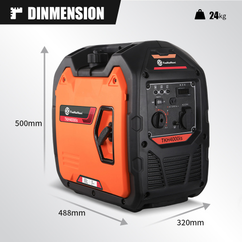 Generador inversor de 3000 W para energía silenciosa para acampar en casa