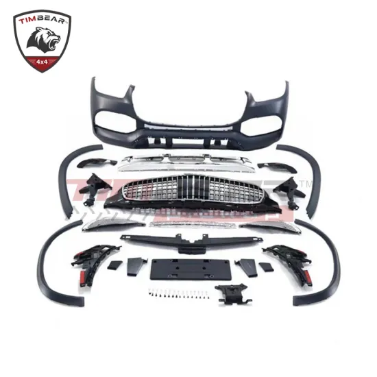 Maybach Style ABS Plastic Front Facelift Kit for Mercedes-Benz GLE W167 2020
