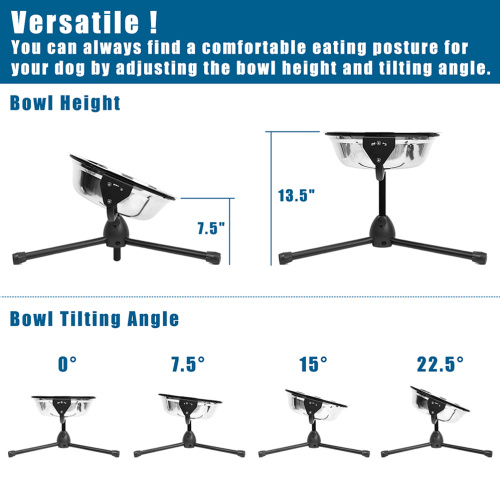 Dual Bowls for Large Dog