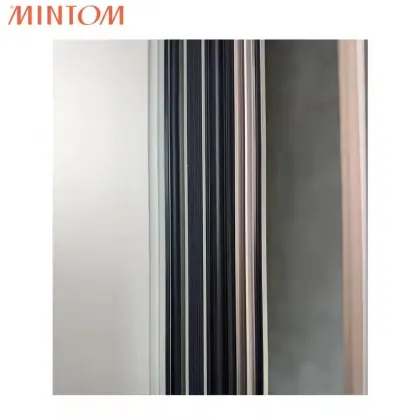 Large View Floor-to-Ceiling Double Tempered Glass Micro-ventilated Fixed Aluminum Corner Windows