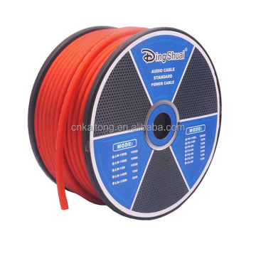 China Manufacturing 100% Copper OFC or 35% Copper CCAM Car Audio Electrical Power Wire Cable - Battery Cable Roll in Various Gauges (0/2/4/8/10)
