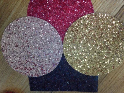 PVC adhesive glitter wallpaper