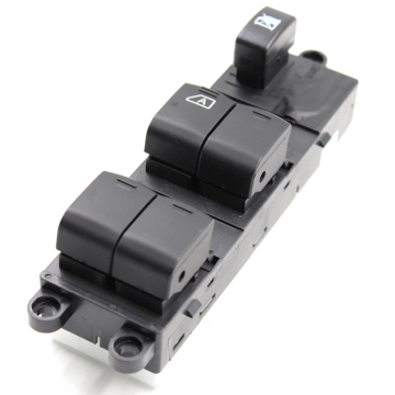 Front Left Master Power Window Lifter Switch Button for Nissan Navara D40, Pathfinder R51, Qashqai J10