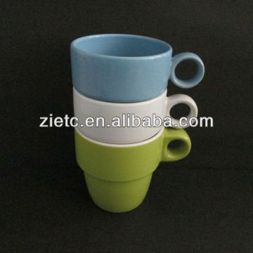 ceramic red glaze camping coffee mug for sale with customized logo