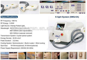 Best selling!! ipl & RF elight and laser hair removal machine SIncoheren IPL RF hair epilation equipment