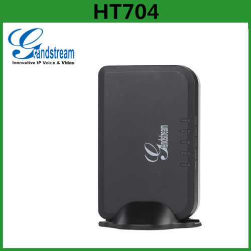 Analog Telephone Voip Phone Adapter Grandstream Ht704 Ata With 4 Fxs