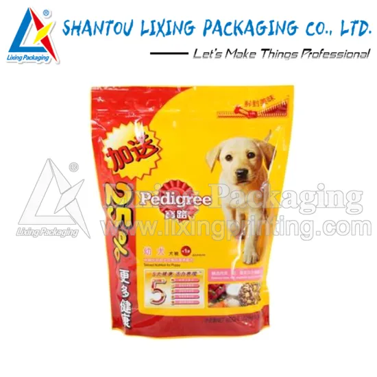 LIXING PACKAGING animal dog treats food feed plastic packaging bag
