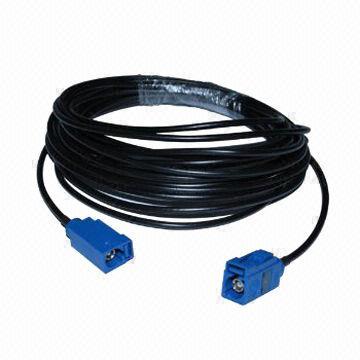 RF Pigtail Cable, Blue Female to Blue Female, 50 Ohms Impedance