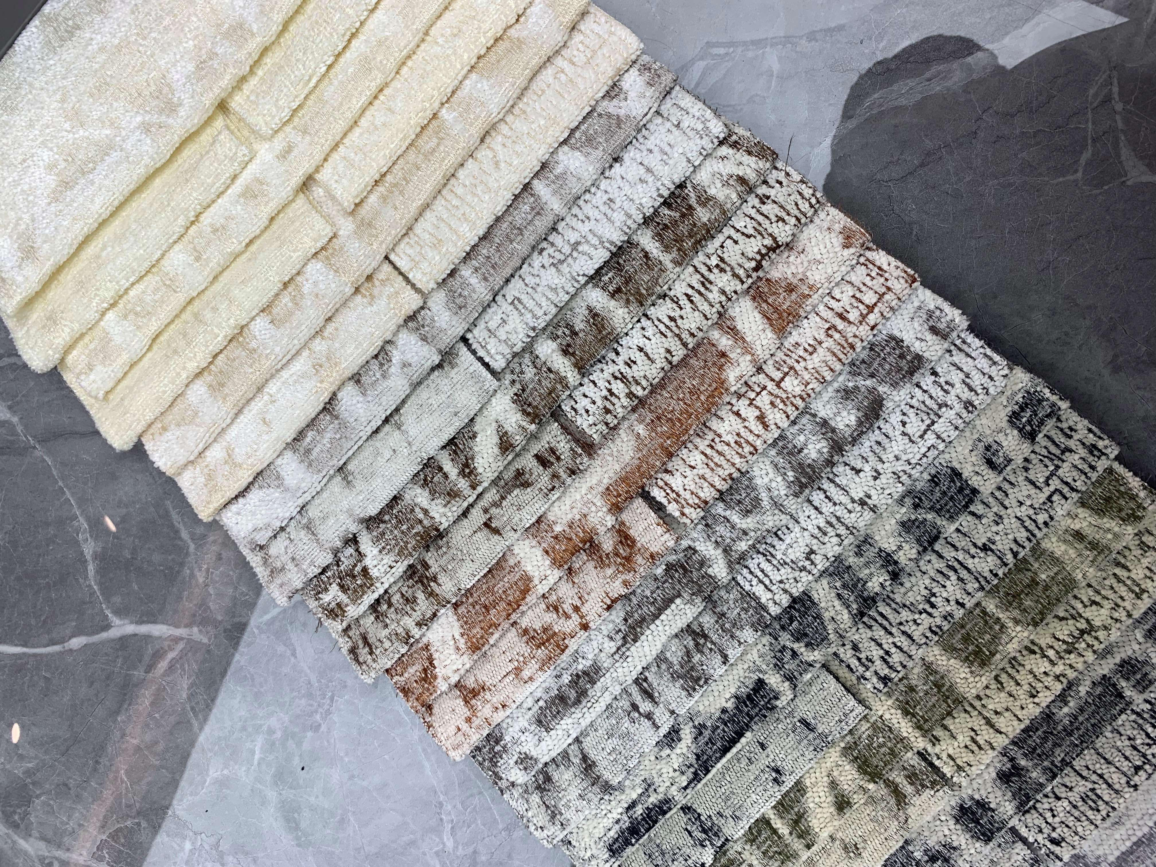 Tecido de estofamento em tecido Chenille para cadeiras