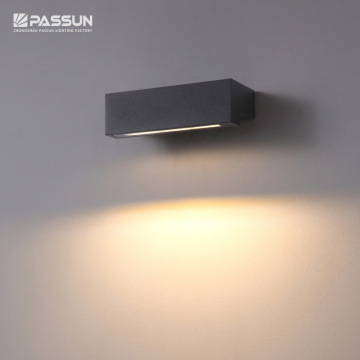 IP65 High Lumen 9W Surface Mounted Aluminium LED Outdoor Wall Light