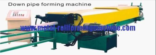 7.5kw Downspout Pipe Roll Forming Machine With Passive / Hydraul Single Or Double Uncoiler