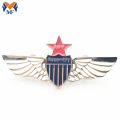 Lencana Pin Wings Pilot Gangsa Logam Custom