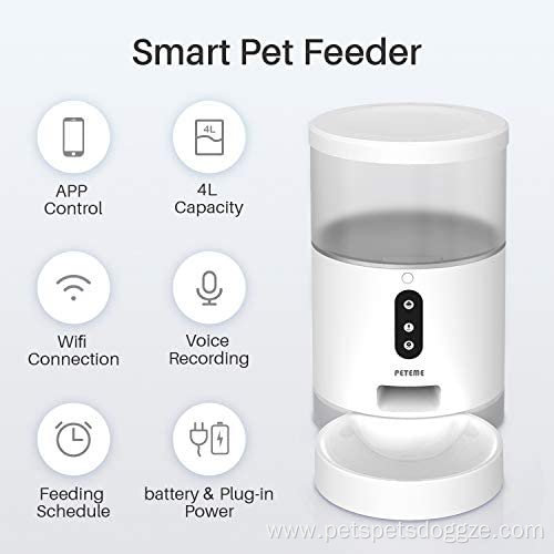 Automatic Smart Pet Feeder Dogs Small Portion Control